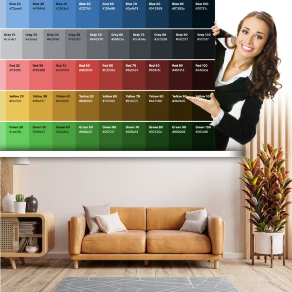 ست كردن رنگ مبلمان با کابینت و محیط منزل